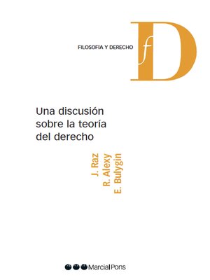 cover image of Una discusión sobre la teoría del Derecho
